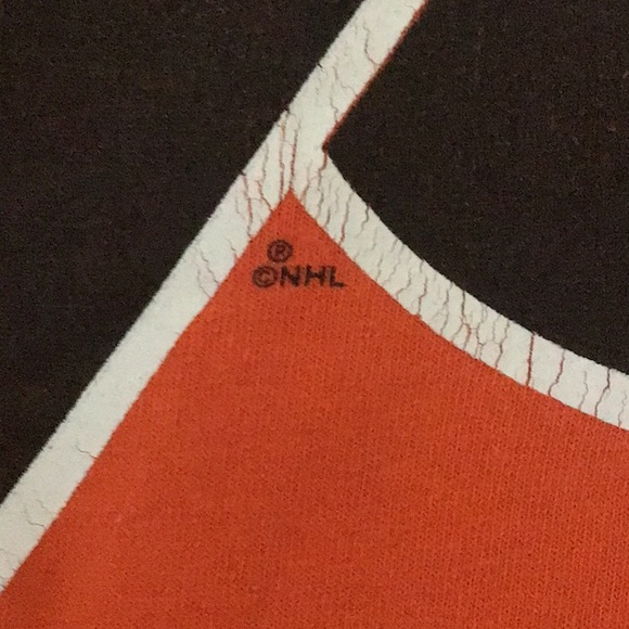 Orange NHL T-Shirt with Logo - Picture 3 of 5